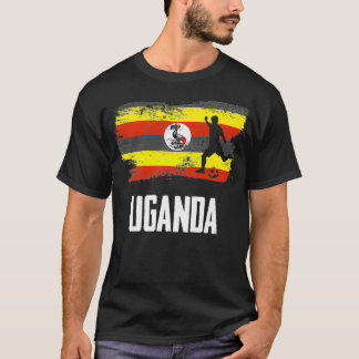 Uganda Flagga Jersey Ugandan Ocer Team Ugandan pre T Shirt