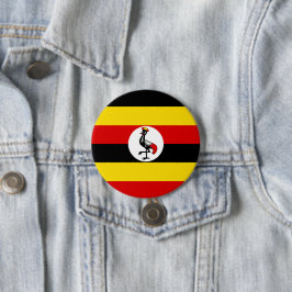 Uganda flagga knapp