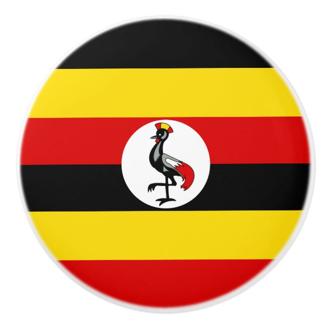 Uganda flagga knopp (Framsidan)