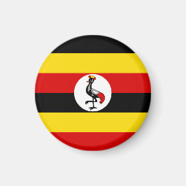 Uganda flagga magnet