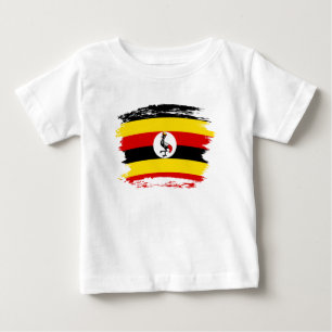 Uganda flagga t shirt