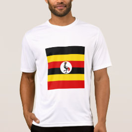 Uganda flagga t shirt