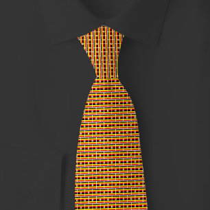 Uganda Flagga Tegel Mönster Slips