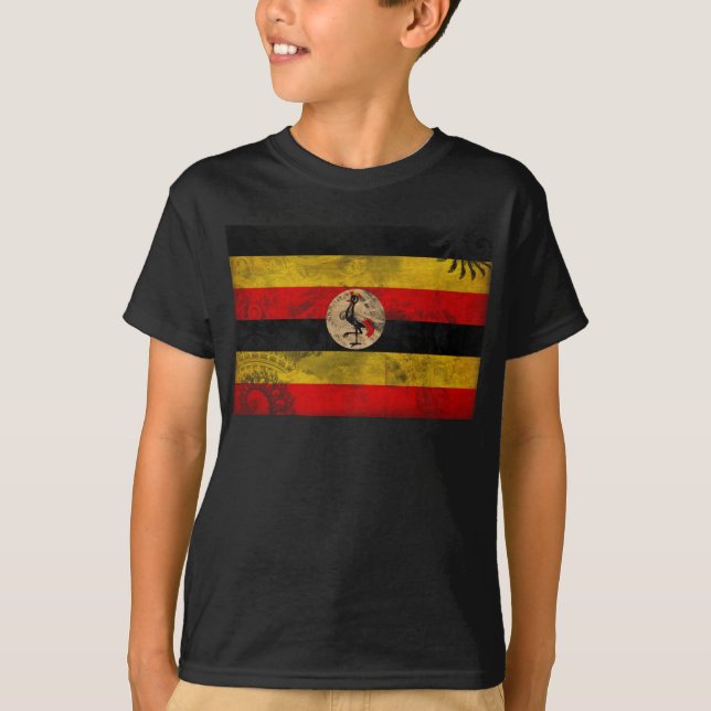 Uganda flagga tröja (Framsida)