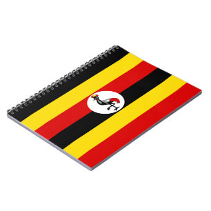 Uganda Flagga (Uganda) Anteckningsbok