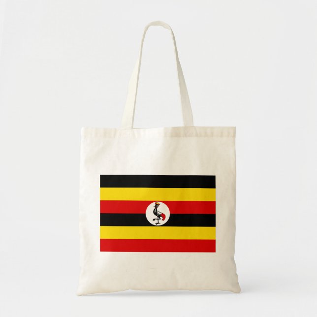 Uganda Flagga (Uganda) Tygkasse (Framsidan)