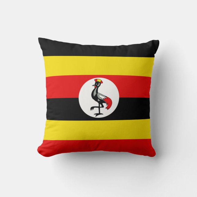 Uganda Flagga x Flagga Pillow Kudde (Framsida)