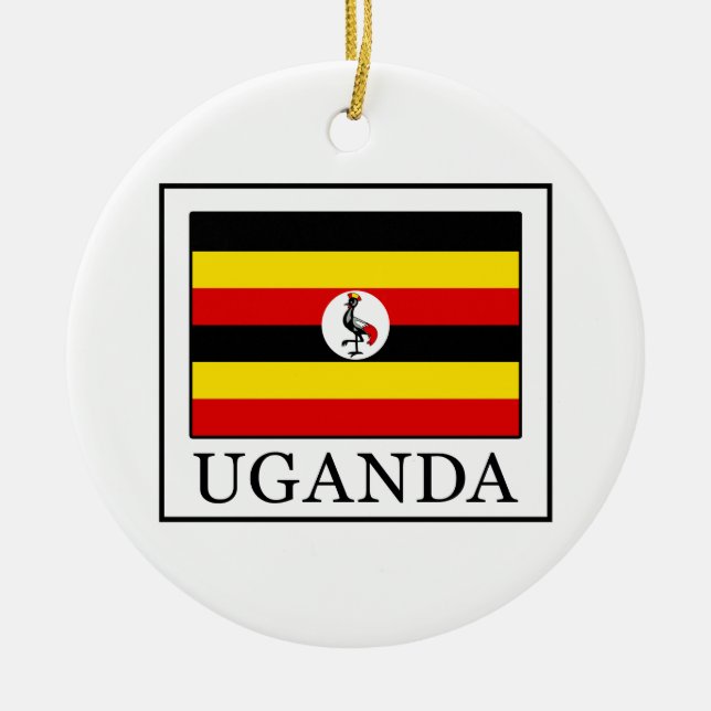Uganda Julgransprydnad Keramik (Framsidan)
