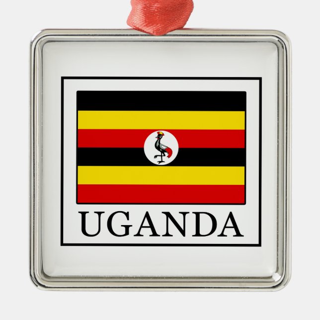 Uganda Julgransprydnad Metall (Framsidan)