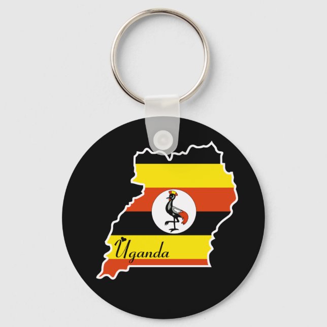 Uganda Keychain Nyckelring (Framsida)