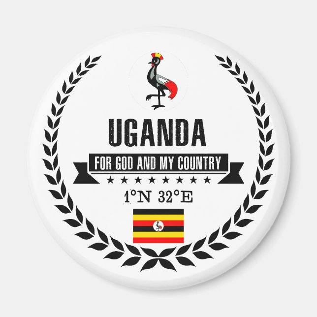 Uganda Magnet (Framsidan)