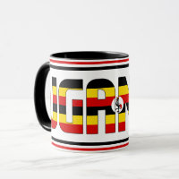 Uganda National Flagga Patriotic Coffee