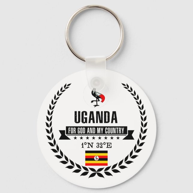 Uganda Nyckelring (Framsida)