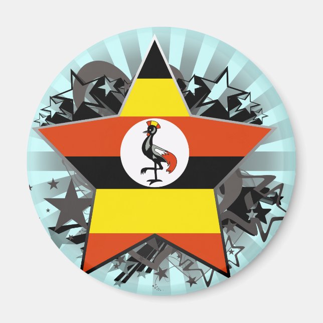 Uganda Star Magnet (Framsidan)