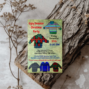 Uganda Sweater jul Party Recoleta Färger, ZPR Inbjudningar