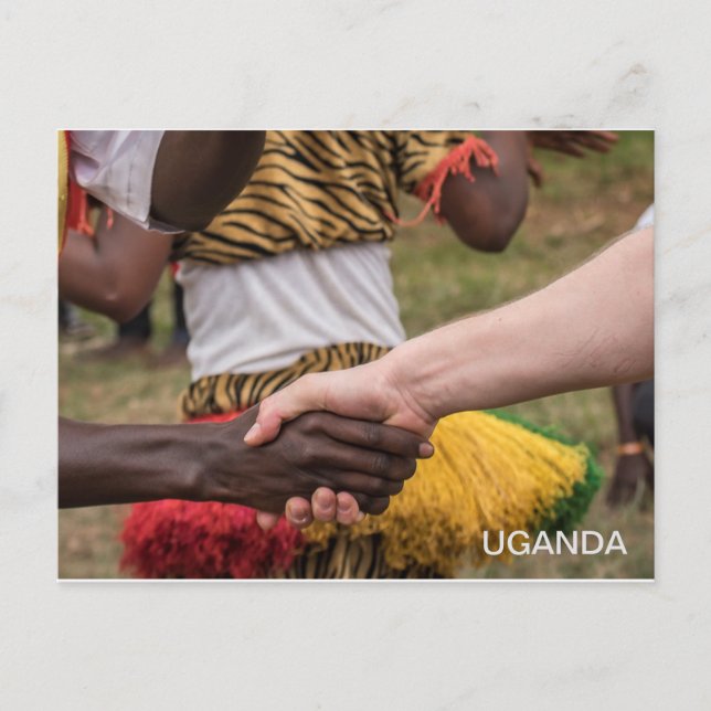 Uganda Vänskap Travel Postcard Vykort (Framsida)