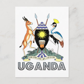 Ugandan Emblem Vykort