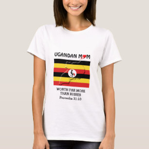 UGANDAN MAMMA värd mer än Rubies PROVERBS 31 T Shirt