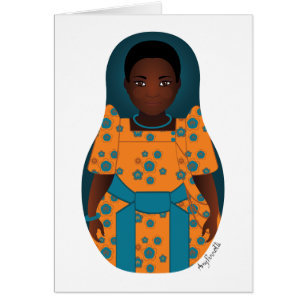 Ugandan Matryoshka-kort OBS Kort