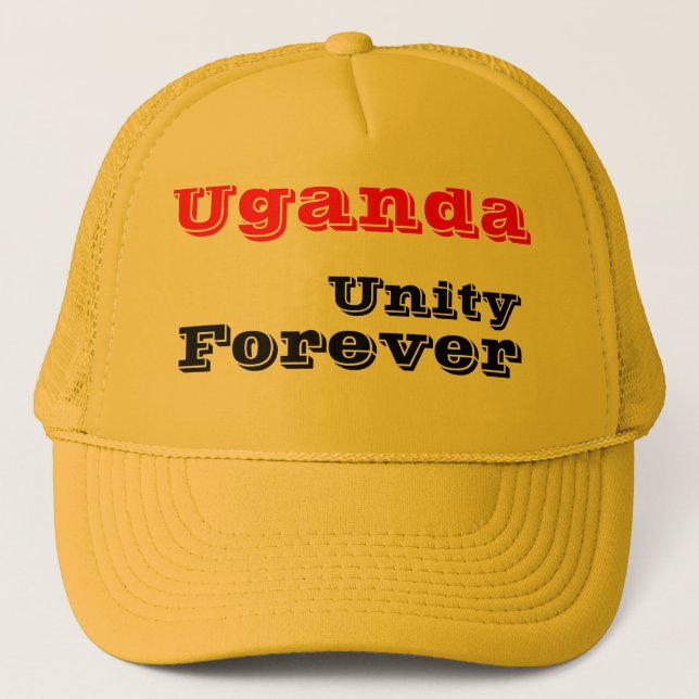 Ugandas enighet för alltid truckerkeps (Framsida)