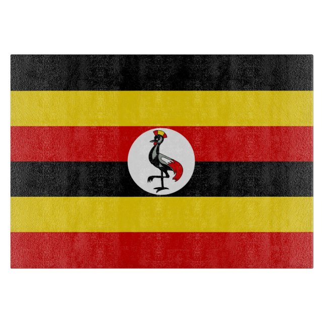 Ugandas flagga (Framsidan)