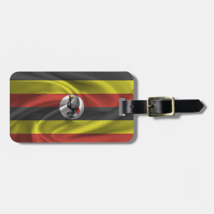 Ugandas flagga bagagebricka