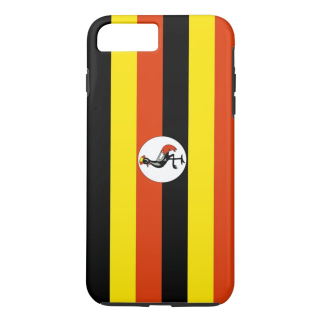 Ugandas flagga Case-Mate iPhone skal (Baksida)