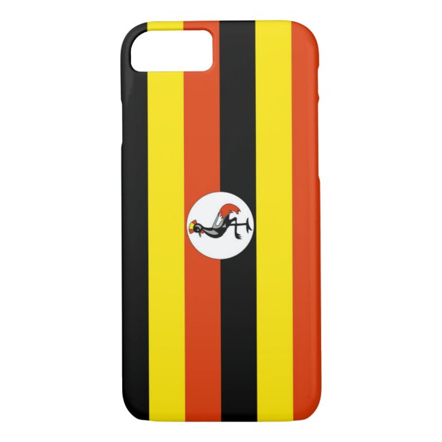 Ugandas flagga Case-Mate iPhone skal (Baksida)