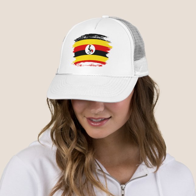 Ugandas flagga keps (In Situ)