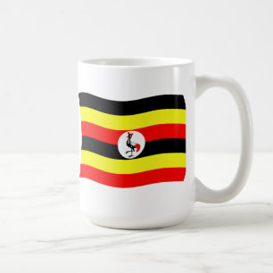 Ugandas flagga Mugg