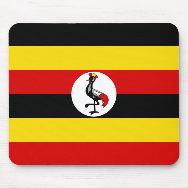 Ugandas flagga musmatta (Framsidan)