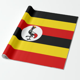 Ugandas flagga presentpapper