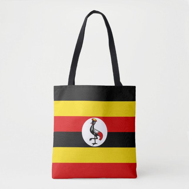 Ugandas flagga tygkasse (Framsida)