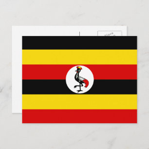 Ugandas Flagga, Ugandas Flagga Vykort