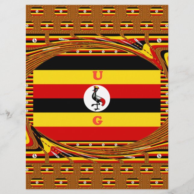 Ugandas hjärtslag: Symphony av Symbol Färg (Framsida)