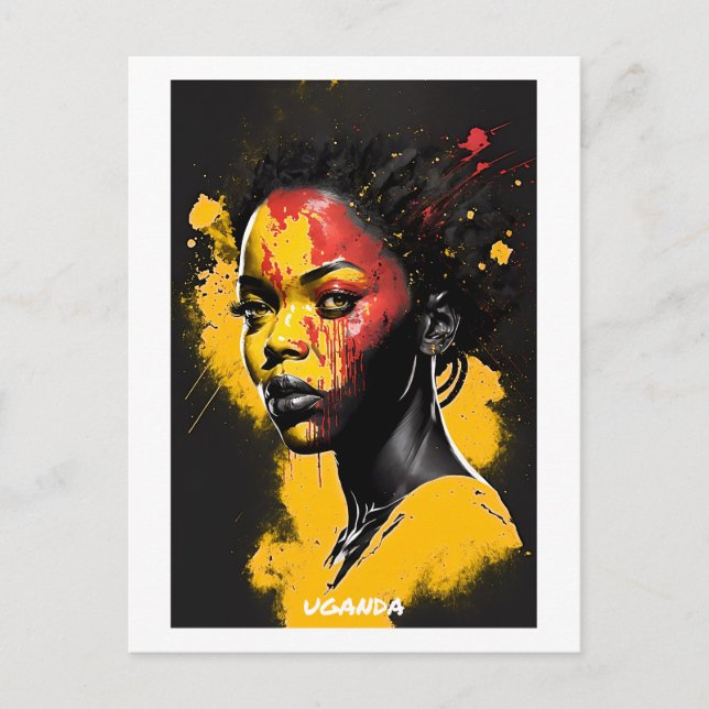 Ugandas vykort - World of Women Collection (Framsida)