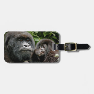 Ugandiska gorillor bagagebricka