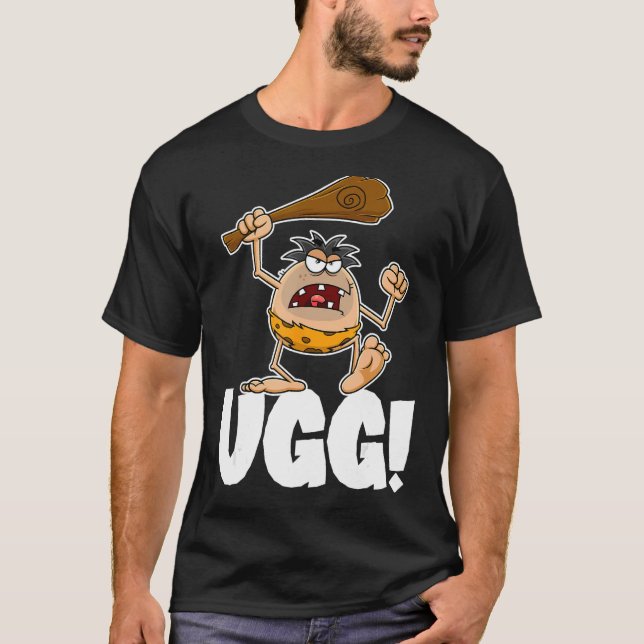 Ugg är borta från min primitiva Grottman T Shirt (Framsida)
