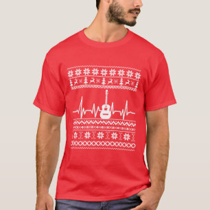 Uggig God jul-svettare akustisk gitarr T Shirt