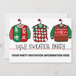 Uggig inbjudan till julfest