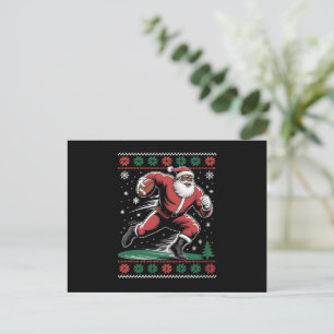Uggig jul i den afrikanska jultomten helg vykort