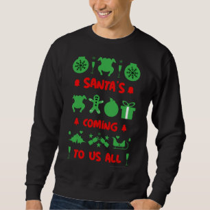 Uggig julafton kontor party sweater lång ärmad tröja