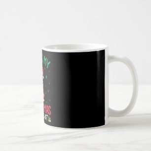 Uggig Julafton Träd Ljus Santa Boxer Hund Pa Kaffemugg