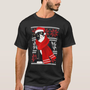 Uggig julklapp - Santa Hat Scarf Helgdag C T Shirt