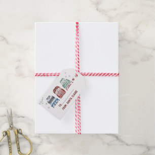 Uggig sötare God jul till och från Presentetikett