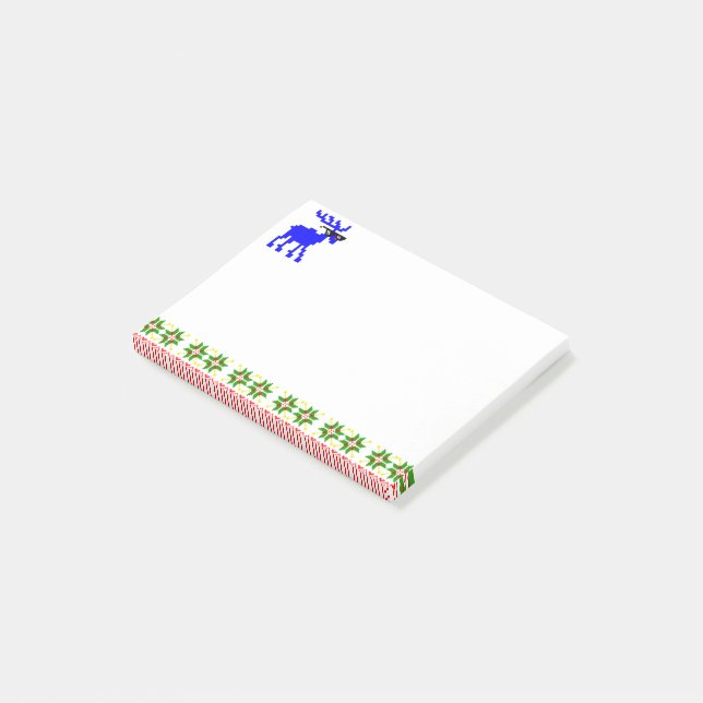 Uggig sötare (hantera den) renar post-it block (Vinklad)