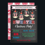 Uggig sötare jul Party Inbjudningar<br><div class="desc">Den fula sötaren julen i Party.Om du vill komma åt avancerade redigeringsprogram går du till "Anpassa",  rullor ned och trycker på länken "klicka för att anpassa ytterligare".</div>