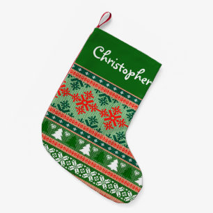 Uggig sötare jul, Personligen Sticka Liten Julstrumpa