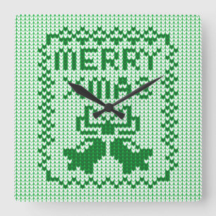 Uggig svettare mönster jingle klockor och God jul 