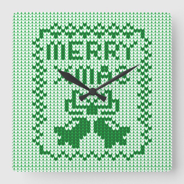 Uggig svettare mönster jingle klockor och God jul  (Framsida)